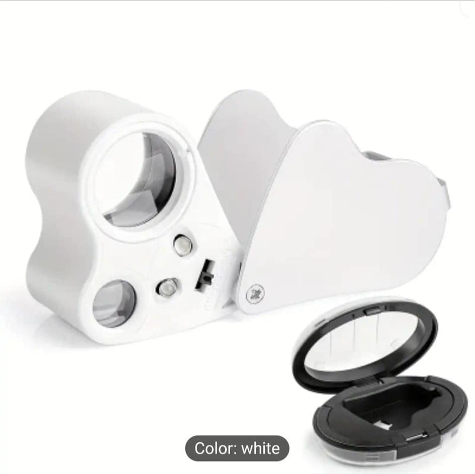 Dual Magnifying Lenses 30x/60x with LED