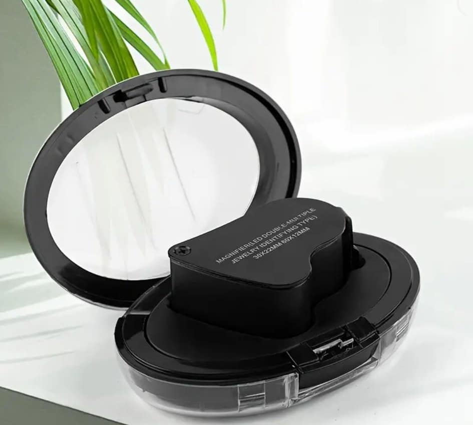 Dual Magnifying Lenses 30x/60x with LED