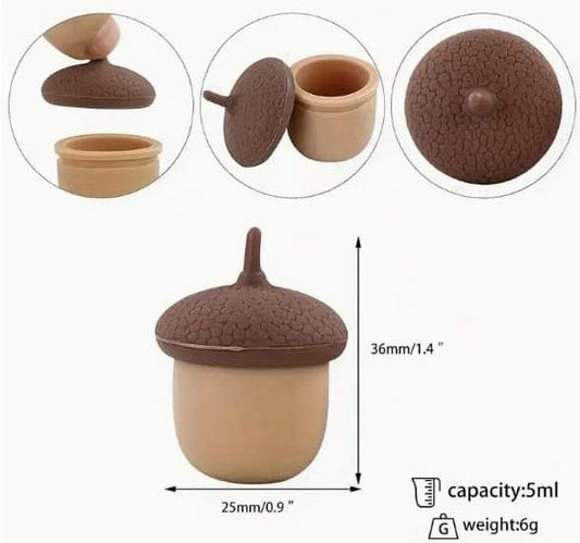5ml Silicone Acorn Container