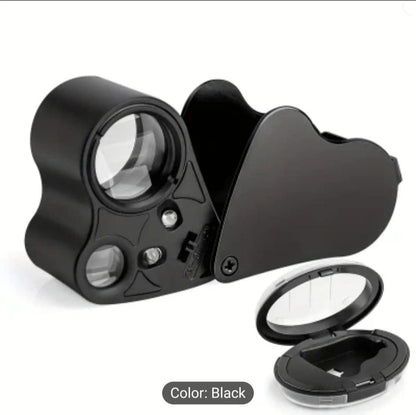 Dual Magnifying Lenses 30x/60x with LED