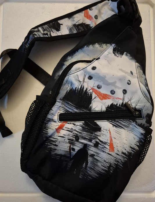 Horror Style Over Shoulder Swag Bag