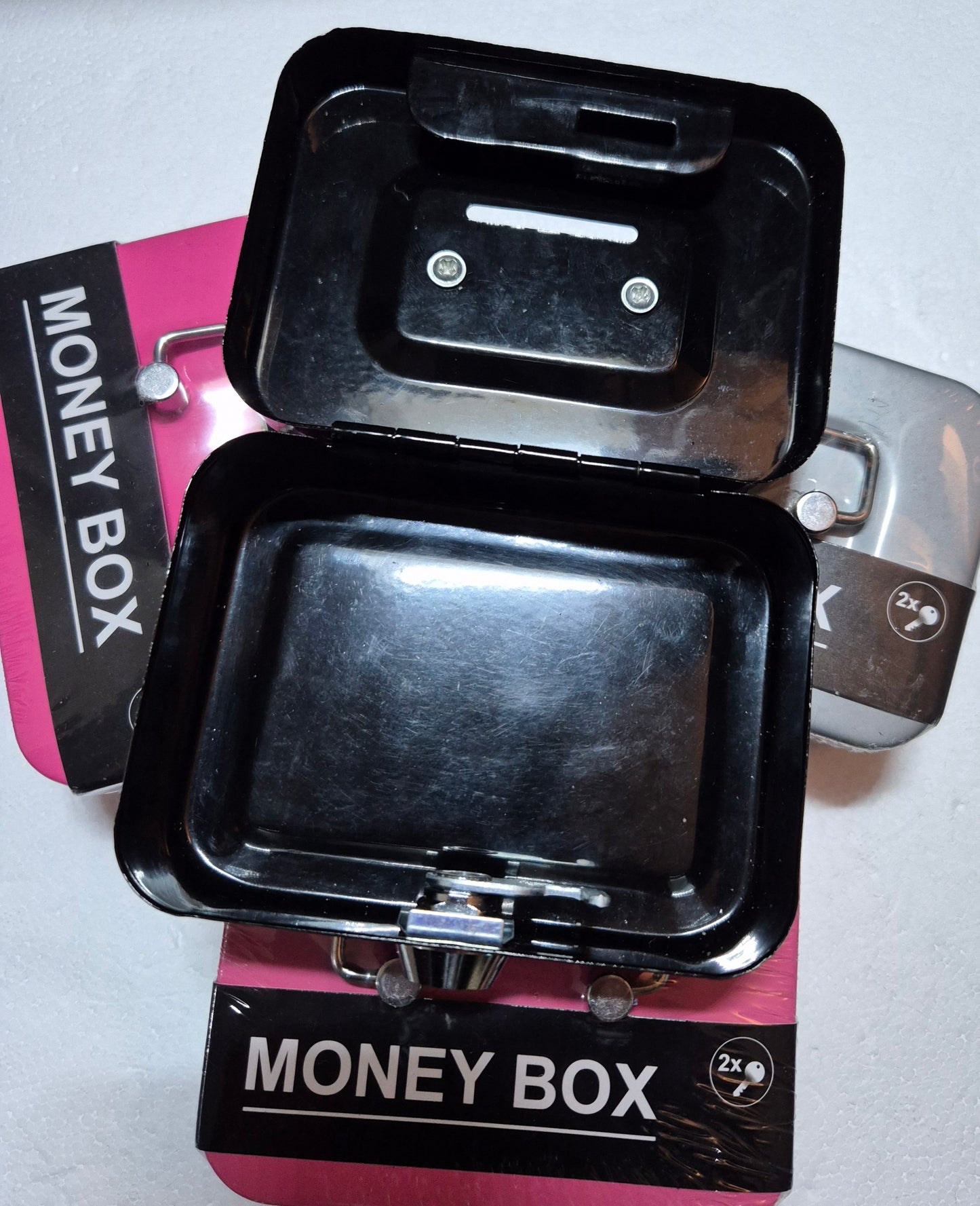 Metal Cash Box Stash with Lock