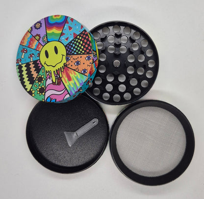 Large Trippy Herb Grinder (63mm)