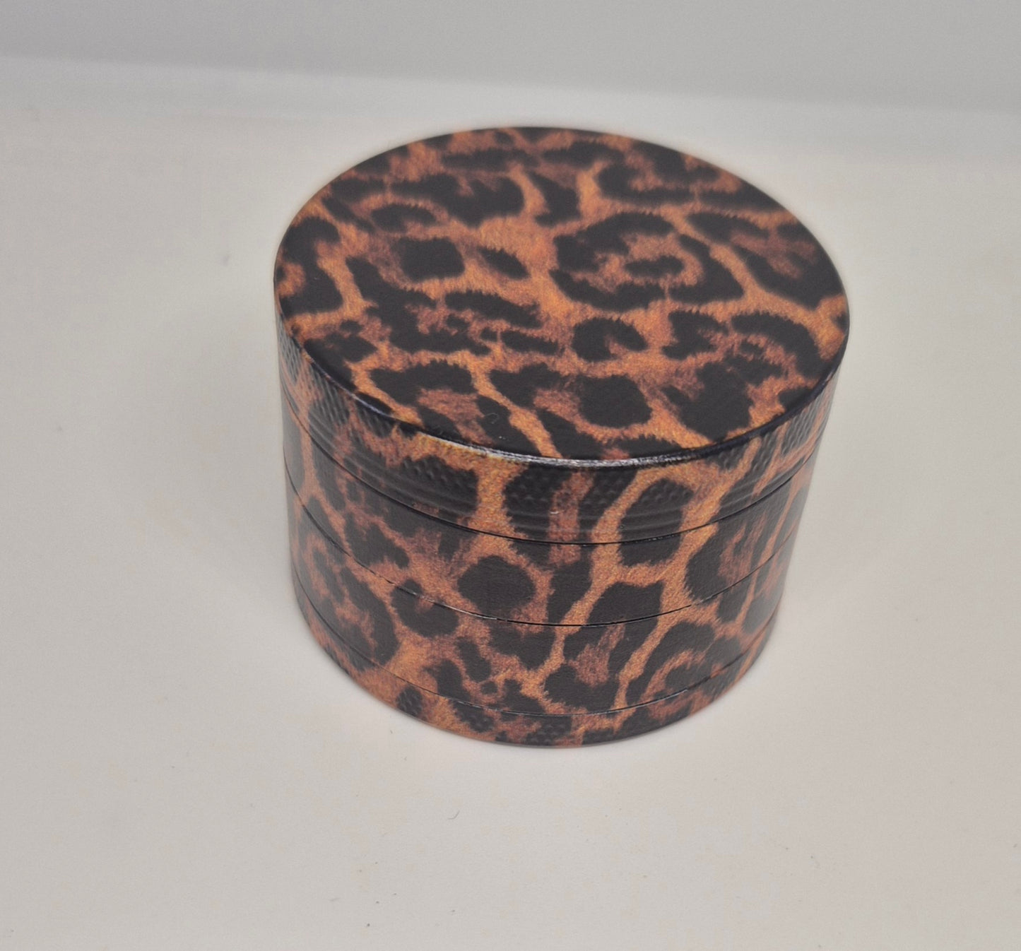 Leopard Print Herbal Grinder (50mm)