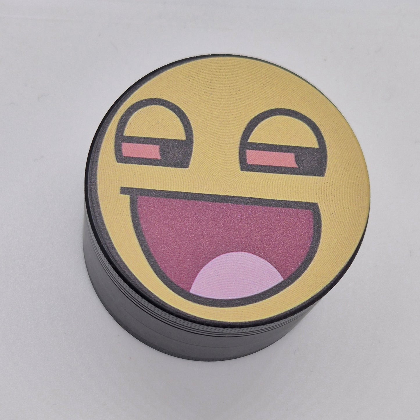 Smiley Face Emoji Herbal Grinder (63mm)