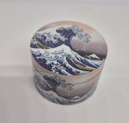 Japanese Great Wave Herbal Grinder (50mm)