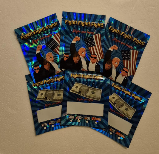 D. Trump "Fight Fight Fight" - 1gm Resealable Bags