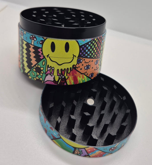 Large Trippy Herb Grinder (63mm)