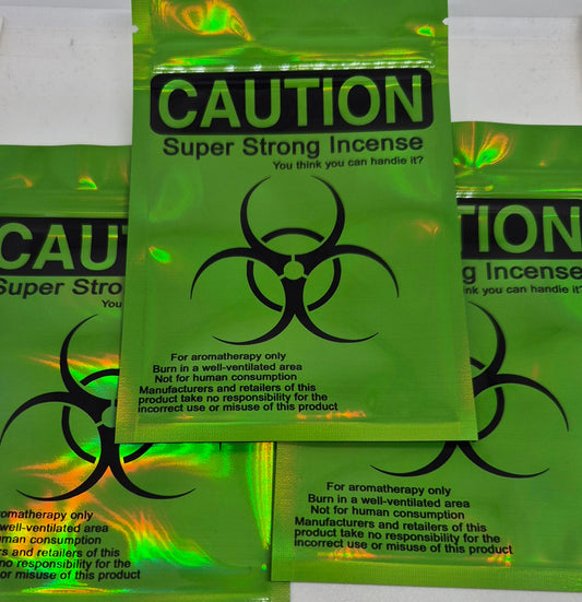 Caution - Resealable Plastic Bag