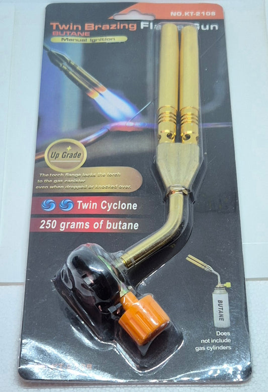 Brass Dual Head Blowtorch Attachment