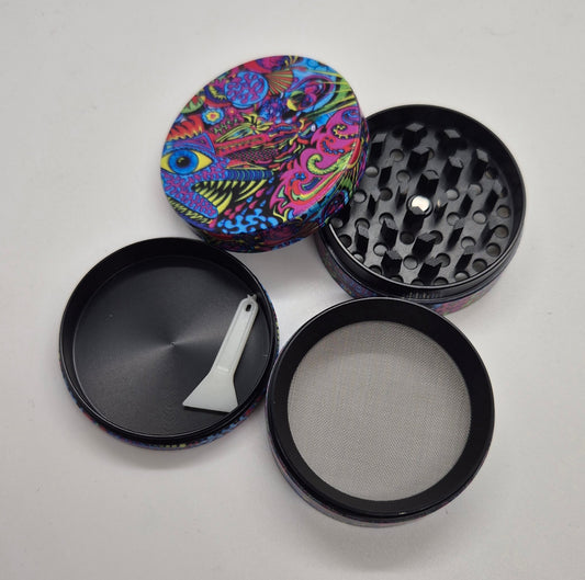 Trippy Acid Design Herbal Grinder (50mm)