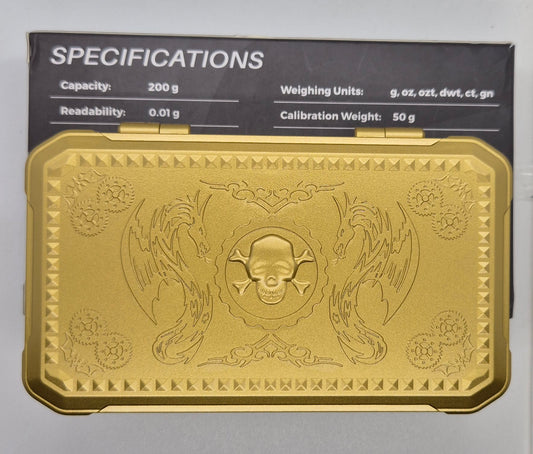 Luxury Portable Digital Scales - 0.01g - Golden