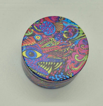Trippy Acid Design Herbal Grinder (50mm)