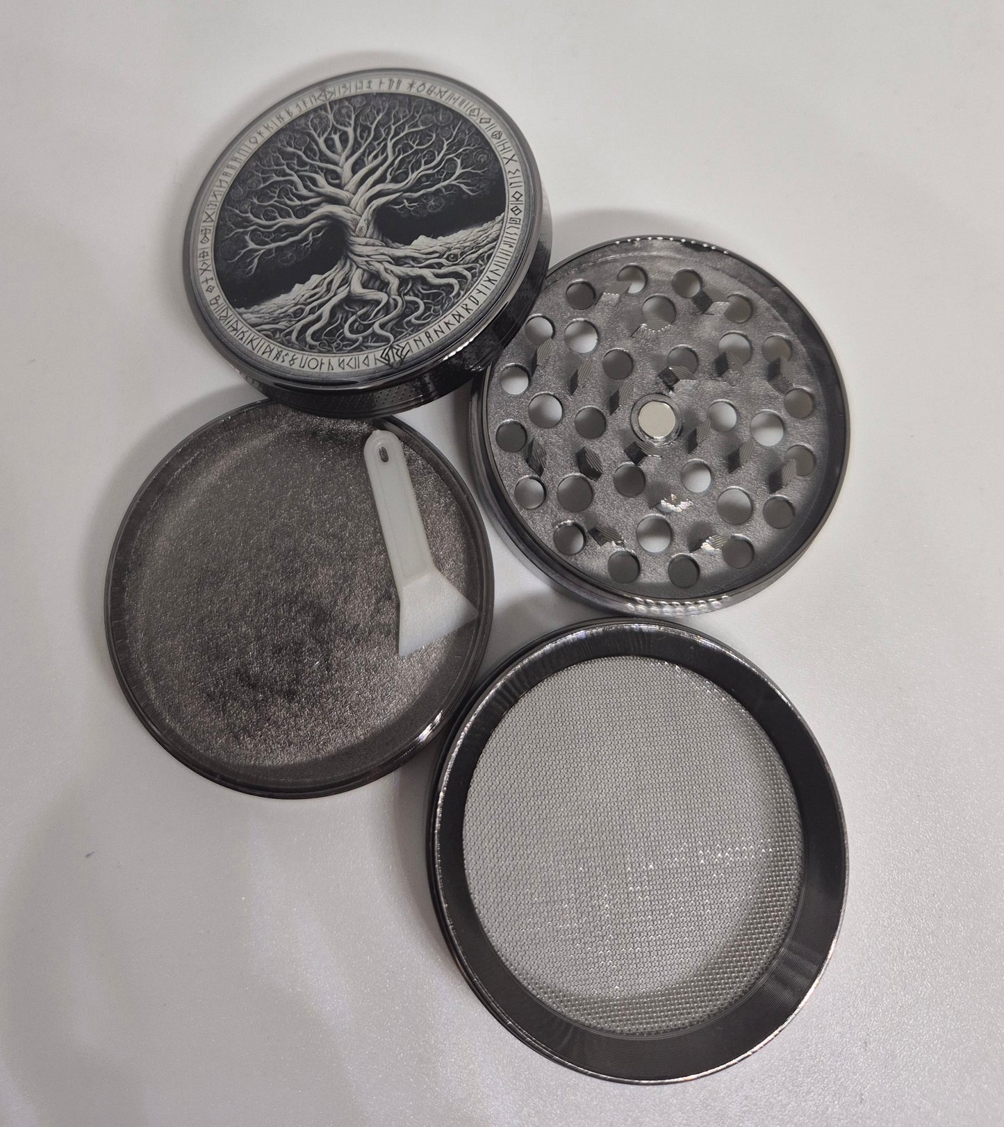 Runic Tree of Life Herbal Grinder (50mm)