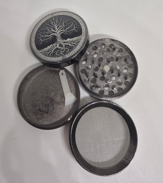 Runic Tree of Life Herbal Grinder (50mm)